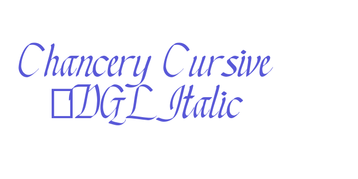 Chancery Cursive – DGL Italic Font Download