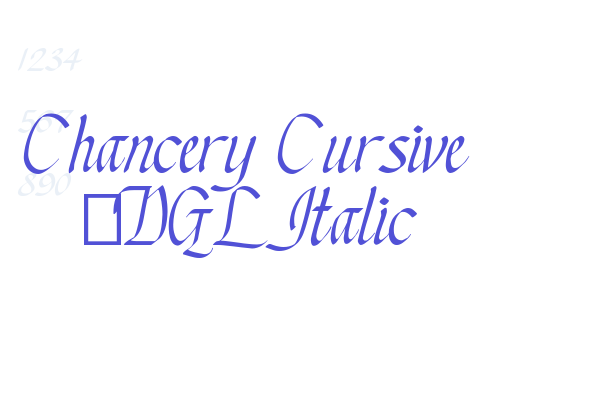 Chancery Cursive – DGL Italic