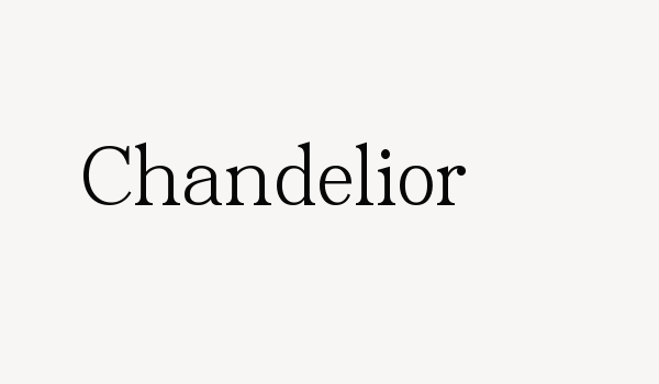 Chandelior Font