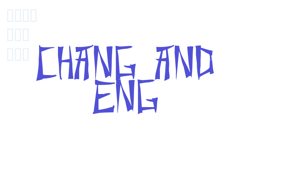 Chang and Eng-font-download