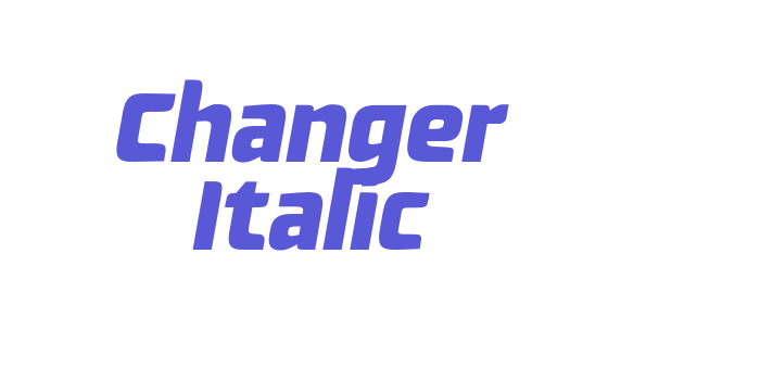 Changer Italic Font Download