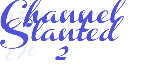 Channel Slanted 2-font-download
