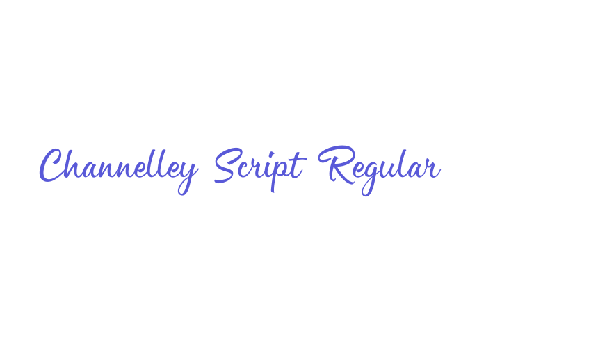 Channelley Script Regular Font