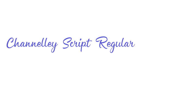 Channelley Script Regular Font Download