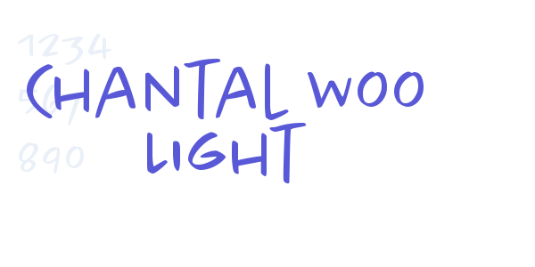 Chantal W00 Light font free