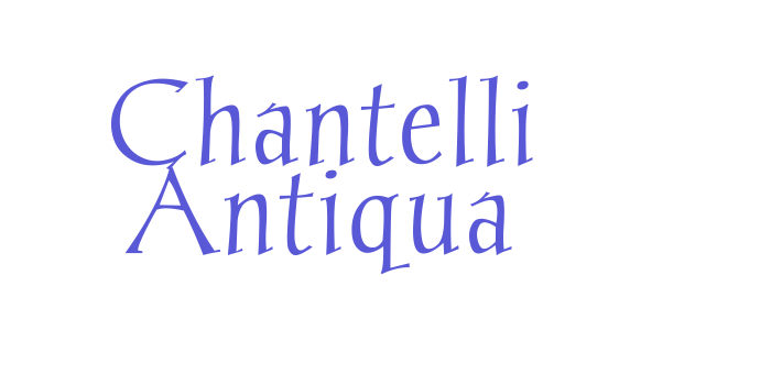 Chantelli Antiqua Font Download