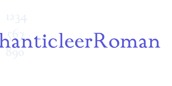 ChanticleerRoman font free