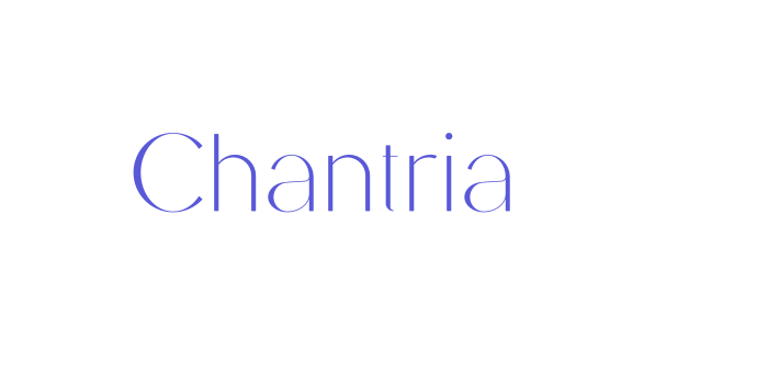 Chantria Font