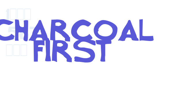 Charcoal first font free