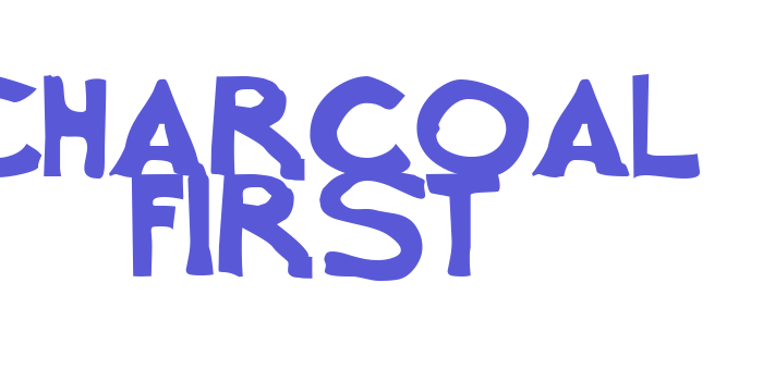 Charcoal first Font