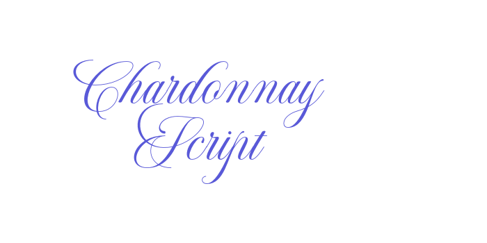 Chardonnay Script Font Download