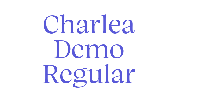 Charlea Demo Regular Font Download