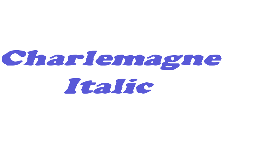 Charlemagne Italic Font Download