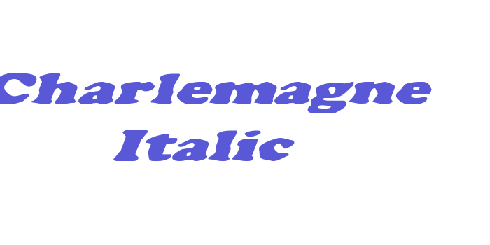 Charlemagne Italic Font Download