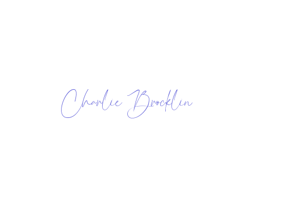 Charlie Brocklin Font