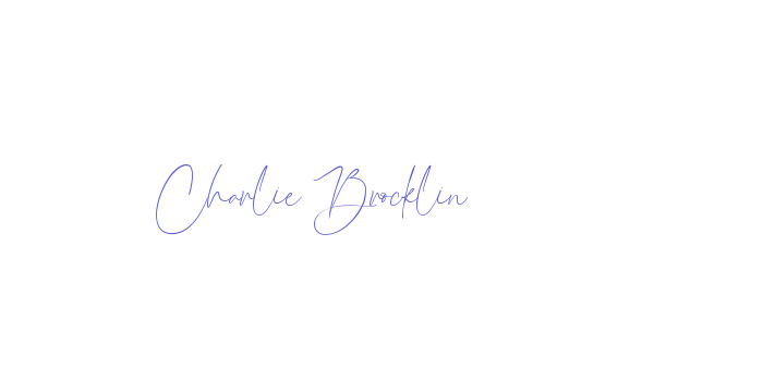 Charlie Brocklin Font Download