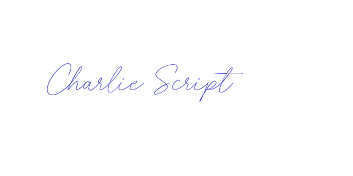 Charlie Script Font Download