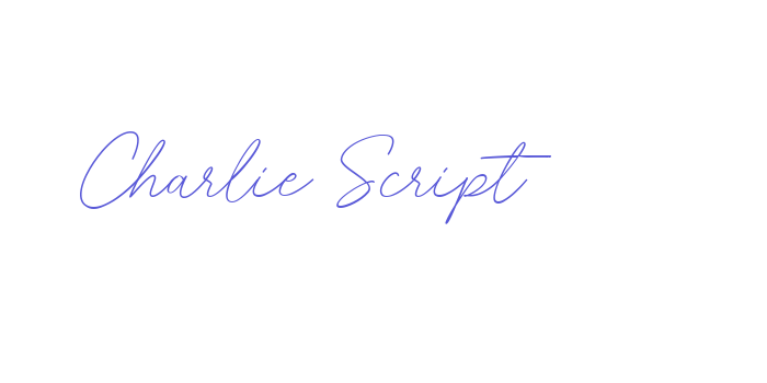 Charlie Script Font