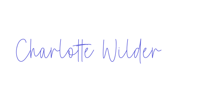 Charlotte Wilder Font Download