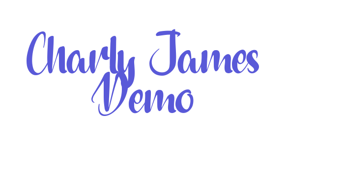 Charly James Demo Font Download