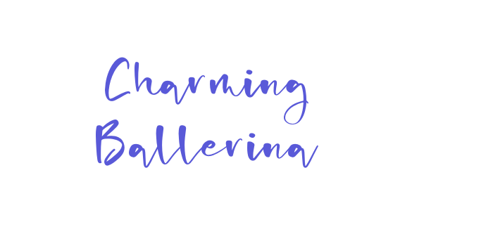 Charming Ballerina Font