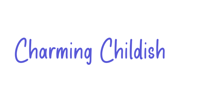 Charming Childish Font Download