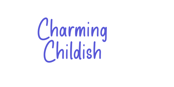 Charming Childish Font