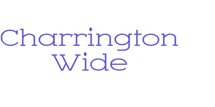 Charrington Wide Font Download