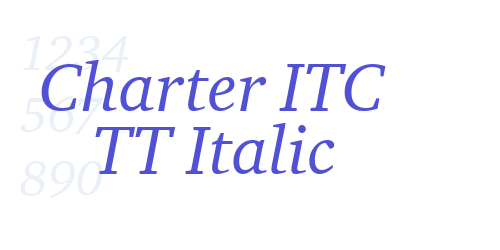 Charter ITC TT Italic-font-download