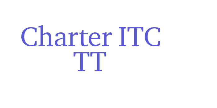 Charter ITC TT Font Download