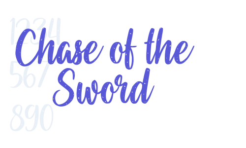 Chase of the Sword Font Download