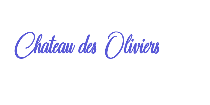 Chateau des Oliviers Font Download