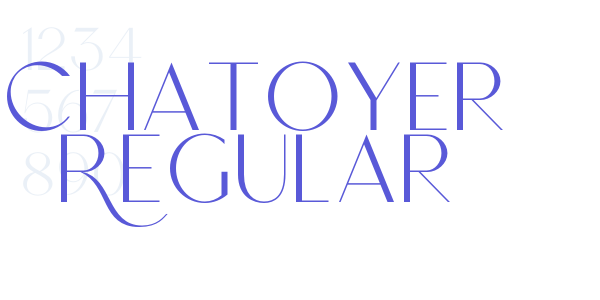 Chatoyer Regular font