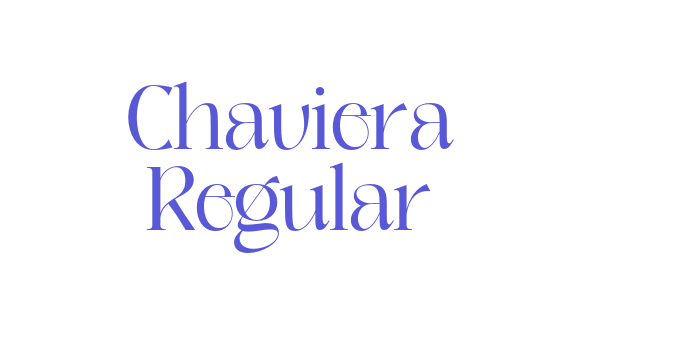 Chaviera Regular Font Download