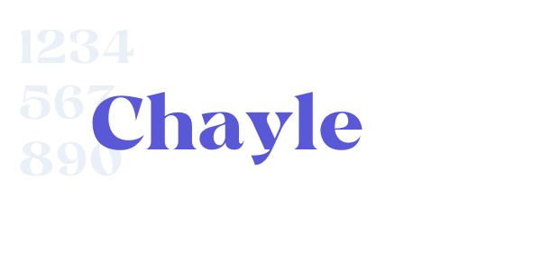 Chayle font free