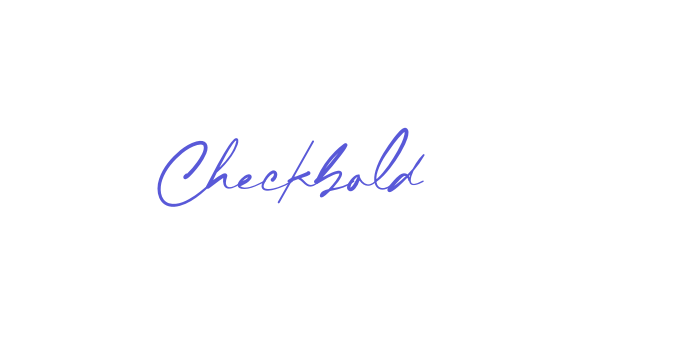 Checkbold Font Download