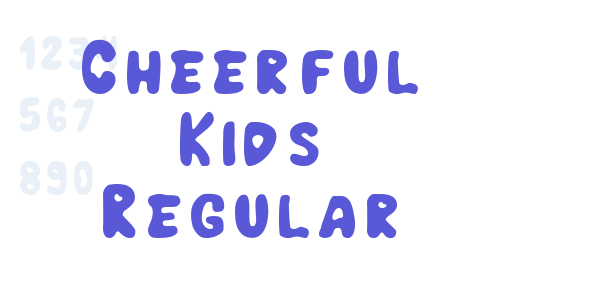 Cheerful Kids Regular font free