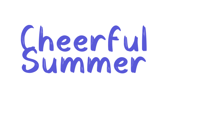 Cheerful Summer Font Download