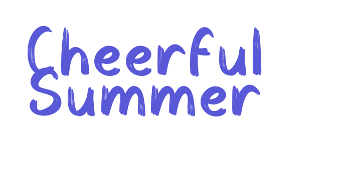 Cheerful Summer Font Download