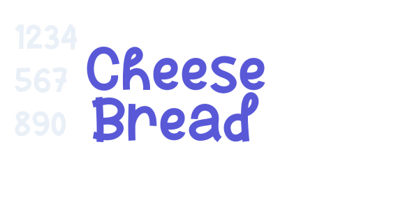 Cheese Bread font free