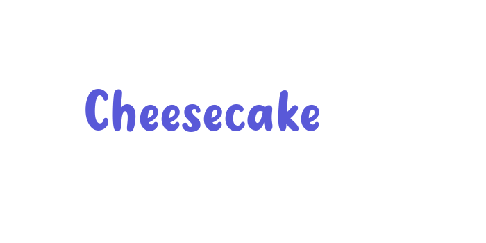 Cheesecake Font Download