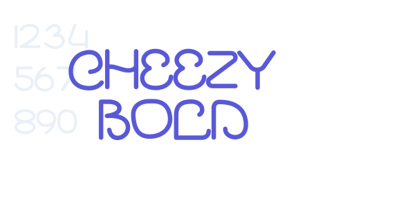 Cheezy Bold font free