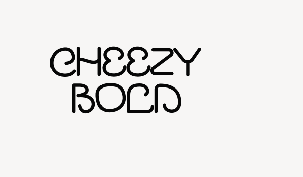 Cheezy Bold Font