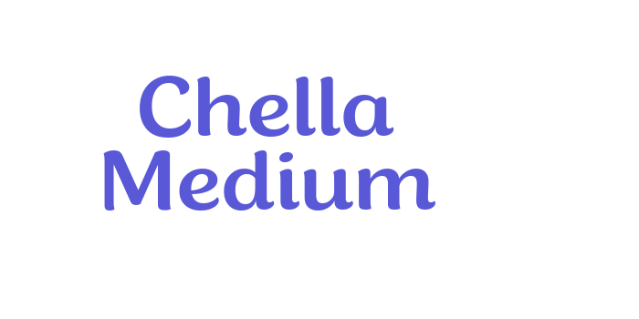 Chella Medium Font Download