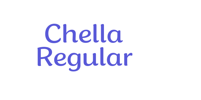 Chella Regular Font Download