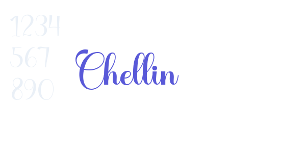 Chellin font