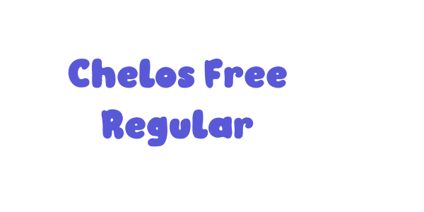 Chelos Free Regular font free