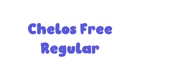 Chelos Free Regular Font Download