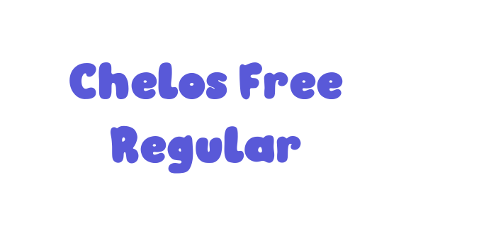 Chelos Free Regular Font