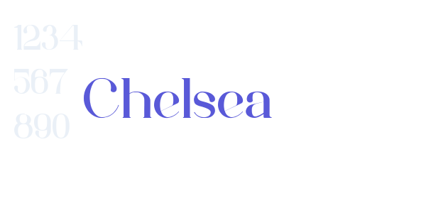 Chelsea font free